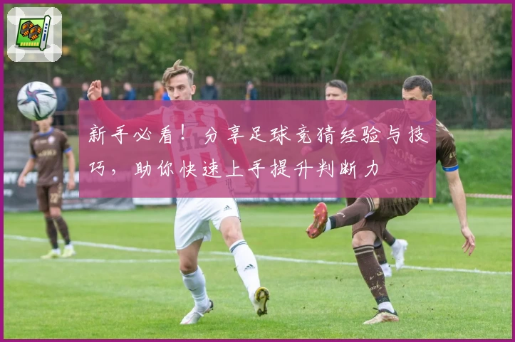 新手必看!分享足球竞猜经验与技巧,助你快速上手提升判断力
